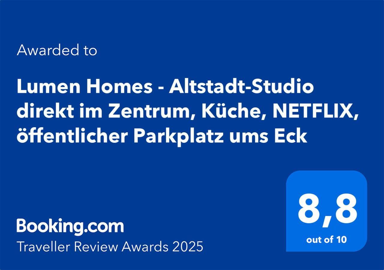 Lumen Homes - Altstadt-Studio Direkt Im Zentrum, Kueche, Netflix, Oeffentlicher Parkplatz Ums Eck Ingolstadt Eksteriør billede